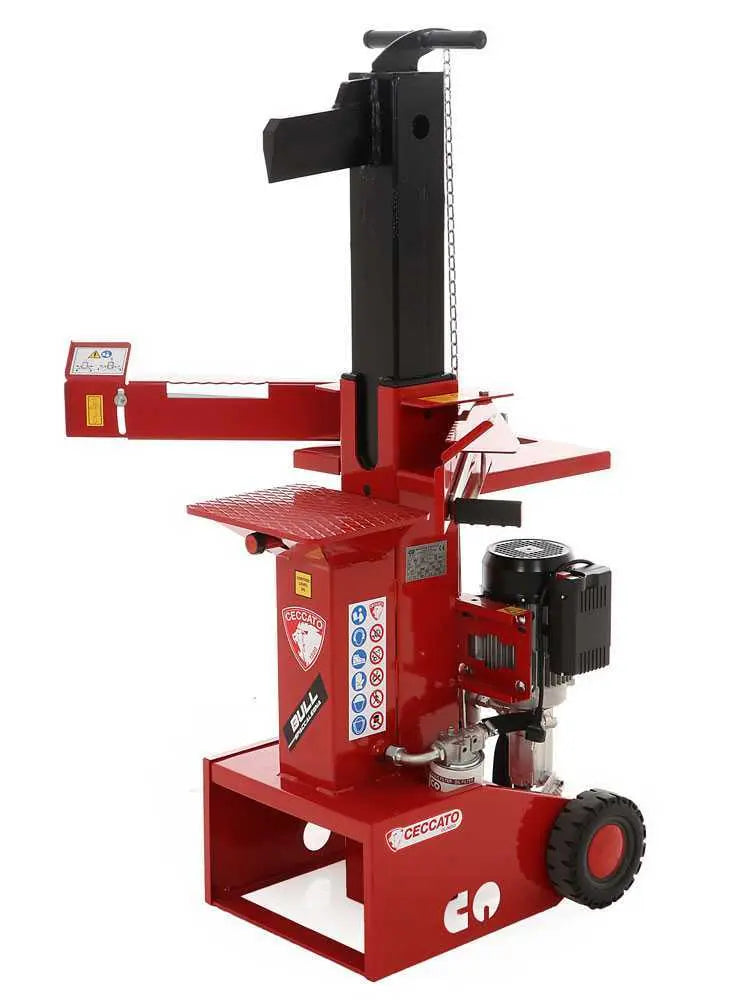 Vertikaler Einphasen-Elektro-Holzspalter Ceccato BULL SPLE12 - 12 Tonnen - Hub 540 mm